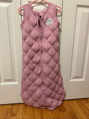 Girls' Quilted Sleep Sack One-Piece - pink